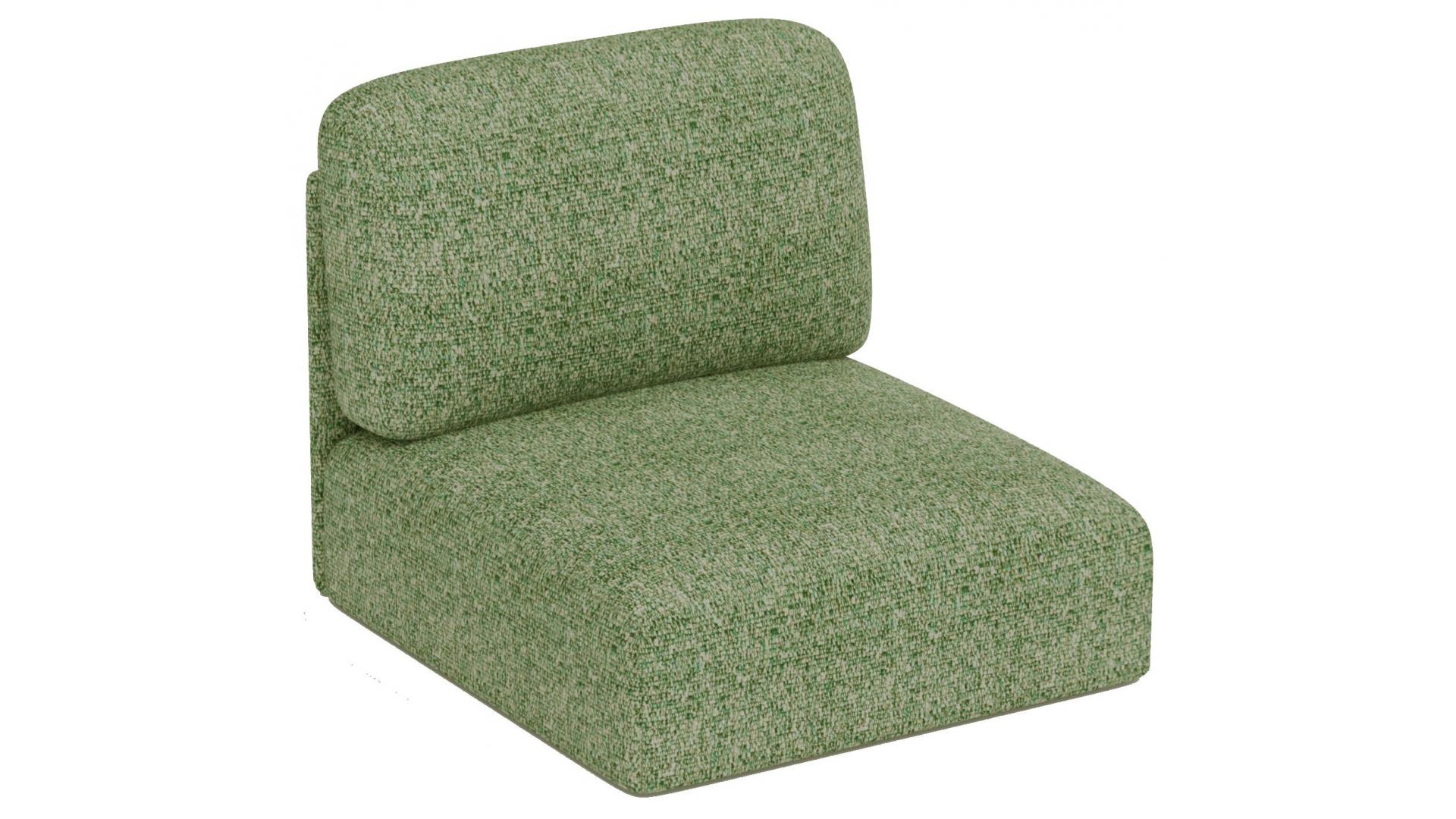 Одноместный диван с низкой спинкой и без подлокотников 0